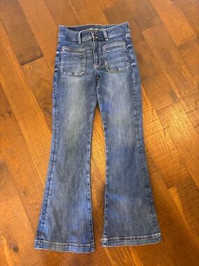 American Eagle Outfitters Medium Blue Flare Jeans